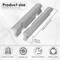1Pair V Type Vise Jaws Aluminum Alloy Fixture Magnetic 6/4 inch Vice Jaws Multi-Purpose Protectors Cover for Plumbing DIY Making Zpaxo silver 6 inches