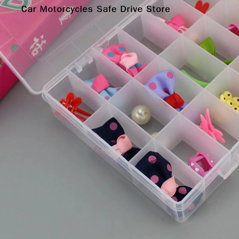 24 Grids Compartment Storing Electronic Accessories Screws Jewelry