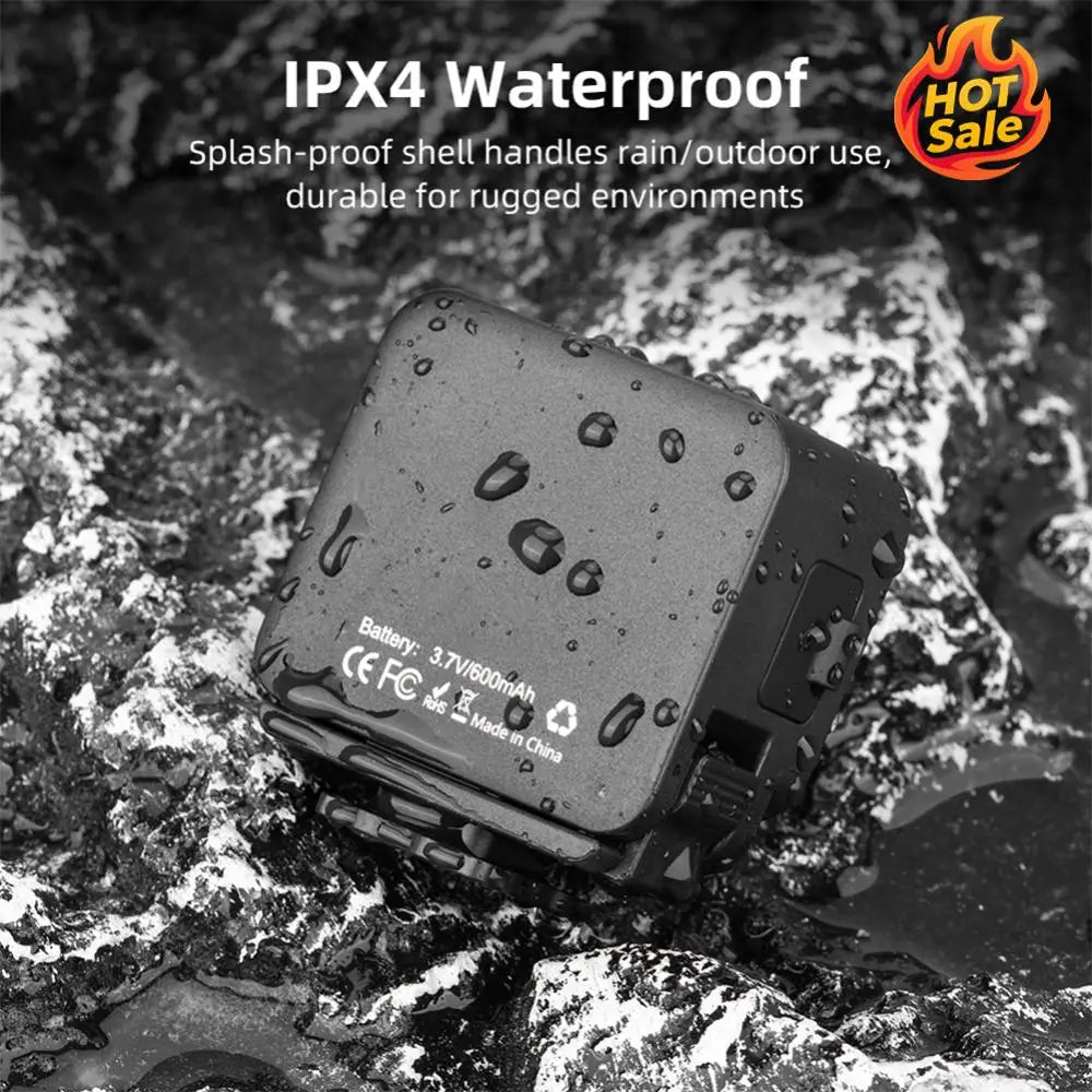 LED Portable Video Lights IPX4 Waterproof Magnetic Camera Light Rechargeable Quick Release Fill Light Action Camera Accessories Zpaxo