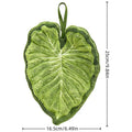 Leaves Hand Towel Bathroom Accessories Absorbent Kitchen Towel Soft Towel Hanging Towels Handkerchief Towels Home Wash Towels Zpaxo Green