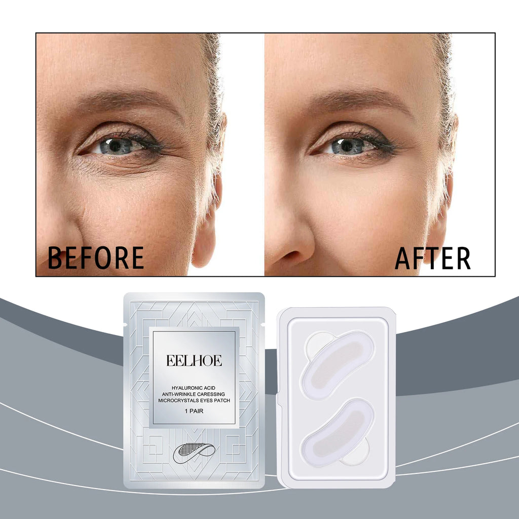 Eelhoe Micro-Needle Hyaluronic Acid Eye Patch | Anti-Wrinkle Eye Treatment Patch Zpaxo