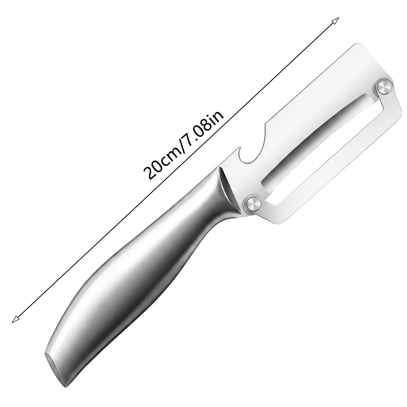 Stainless Steel Fruit & Vegetable Peeler with Bottle Opener Vegetable Peeler Zpaxo 1Pc