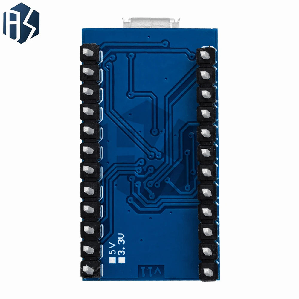 Pro Micro ATmega32U4 5V 16MHz Replace ATmega328 For Arduino TYPE-C With 2 Row Pin Header For Leonardo Mini Usb Interface Pro Zpaxo