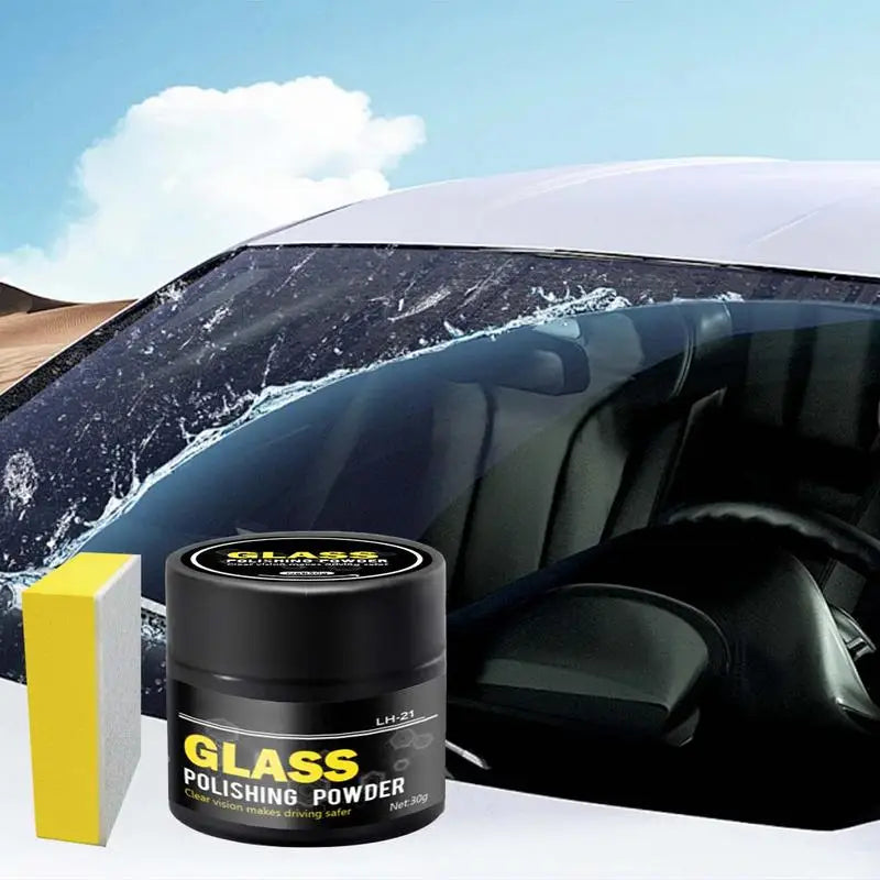 Glass Polishing Powder Detergent Glasses Scratch Remover Washing