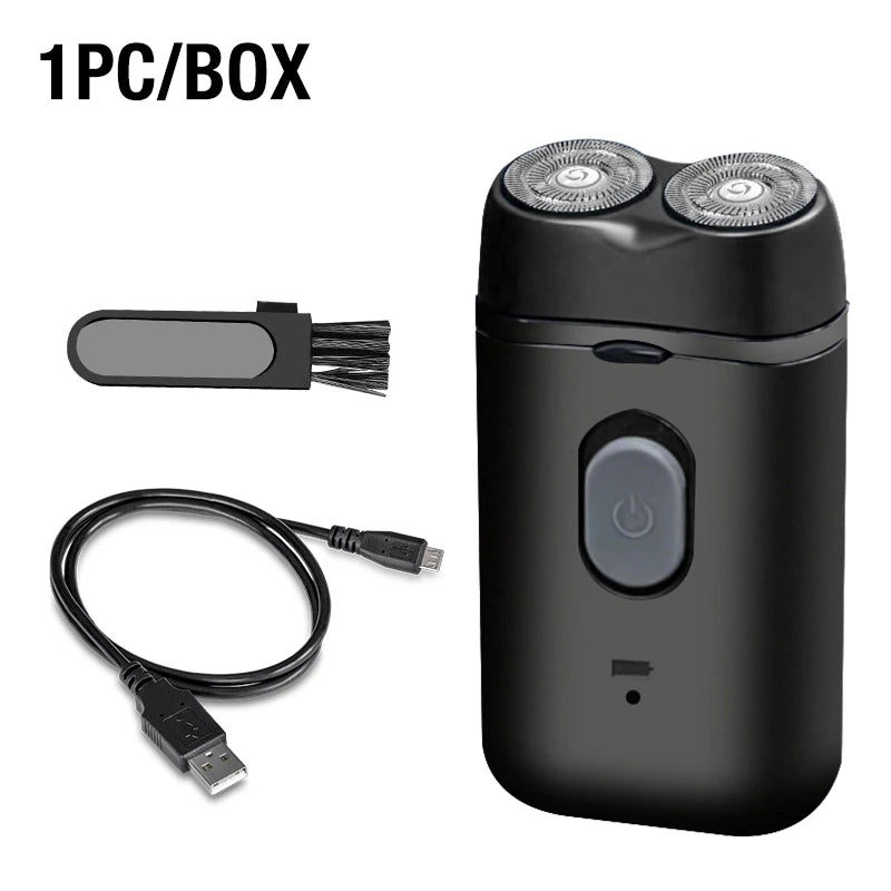 Men's Electric Portable Shaver Double Headed Multi Functional USB