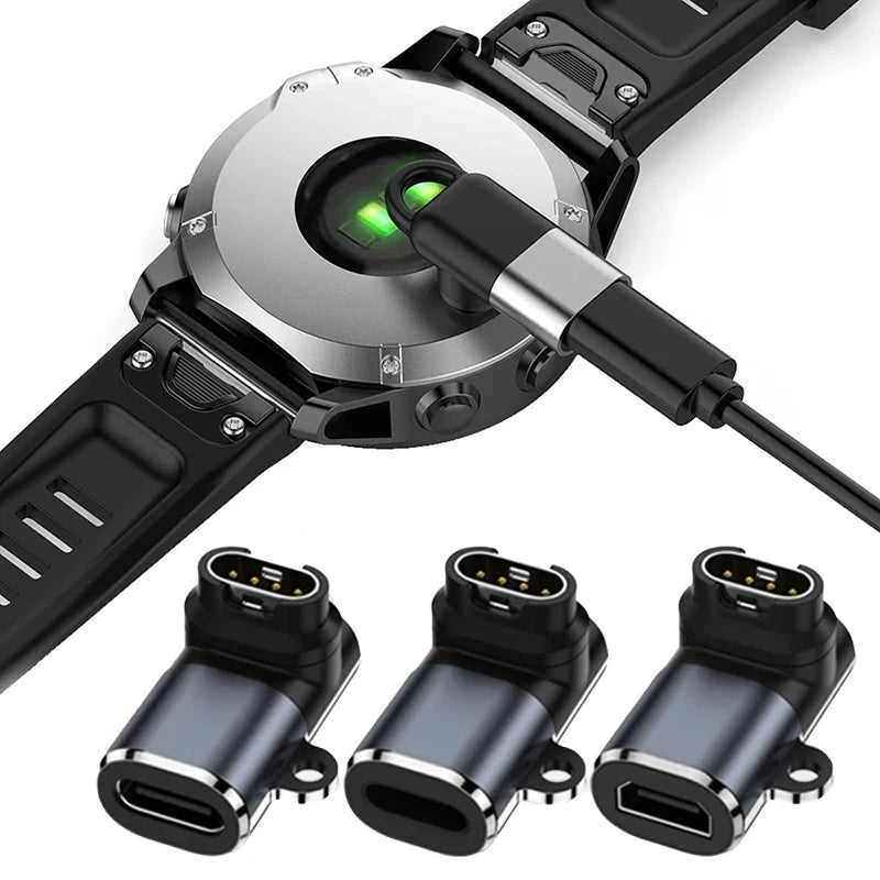C Micro USB IOS Charging Cable Adapter Garmin Fenix 7 7x 6x 5 Zpaxo