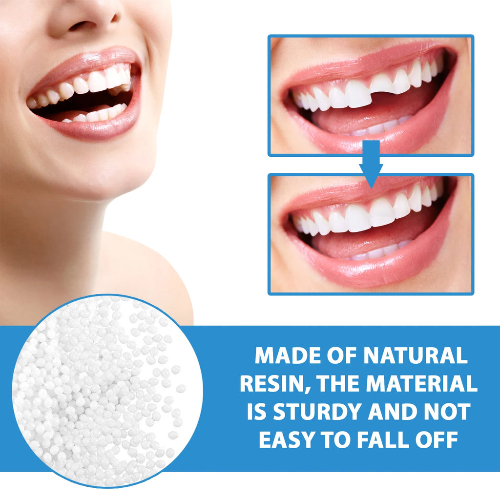 Temporary Tooth Repair KitFor Halloween makeup, fix gaps, cavities and broken teeth with moldable dental resin Zpaxo