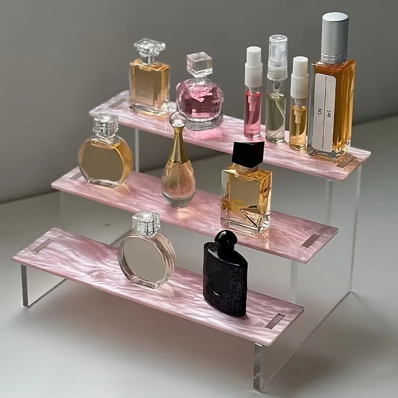 Acrylic Three-layer Display Rack Storage Art Organizer Suitable Party