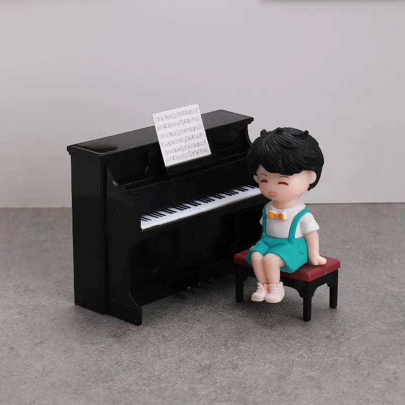 Dollhouse Playhouse Scene Accessory Simulated Mini Piano Musical Zpaxo A1