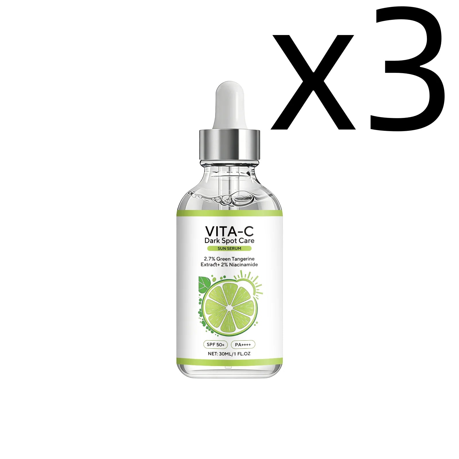 Vitamin C Sunscreen Essence – Brighten & Fade Spots | 30ml Brightening Sunscreen Serum Zpaxo 30ml X 3PCS