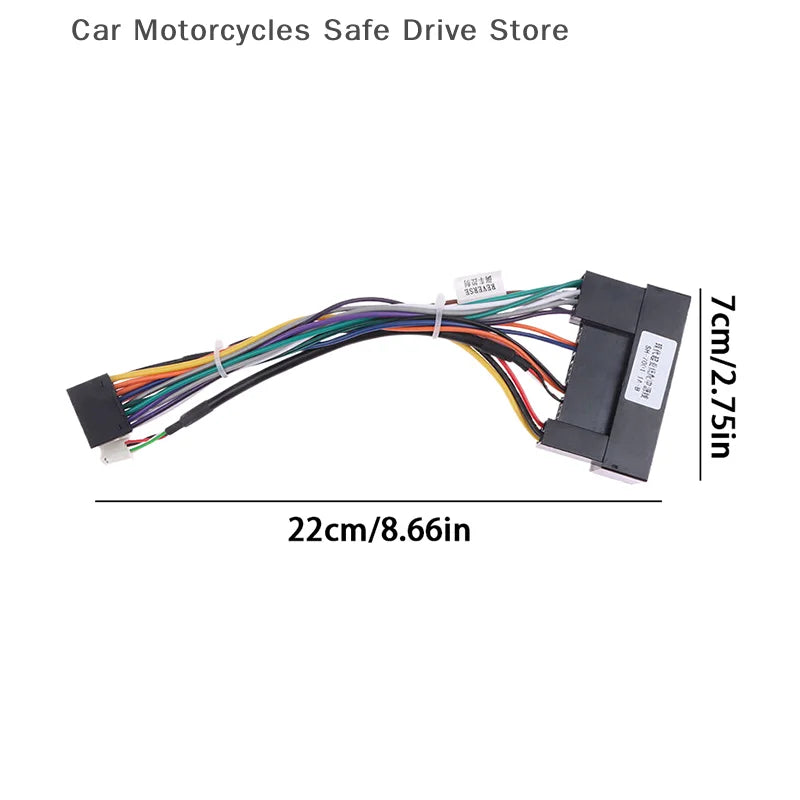 CMCar Radio Cable Celesta I10 I20 KIA KX3 K2 Cerato 16pin Power