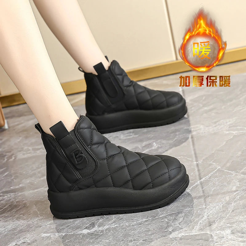 Snow Boots Women Fur Integrated Cold Resistant Women's Winter Plush