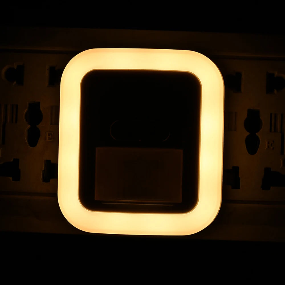 LED Lights Room LED Plug-in Motion Sensor Light Wall Night Lamp Lighting Time Adjustable for Living Room Bedroom Stairs Zpaxo