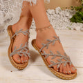 Women Slippers Lightweight Outdoor Slippers Summer Butterfly Shoes Elegant Outdoor Flat Sandals Female 2026 New Slides Women Zpaxo champagne 43
