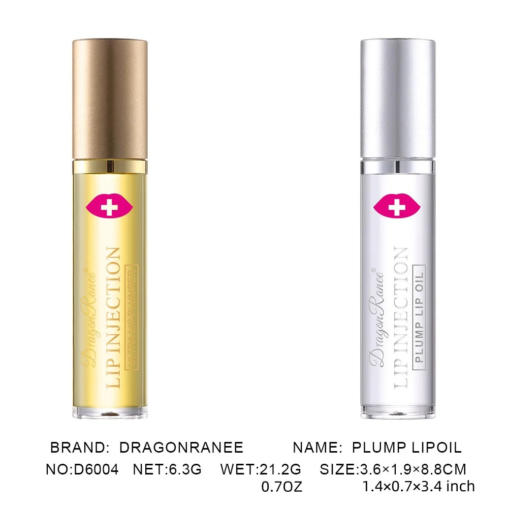 Lip Plumping Oil Moisturizing and Hydrating, Color-Enhancing Base Lip Care Lip Liquid, Glass Lip Effect, Glossy Mirror Finish, Gentle Colorless Lip Oil Zpaxo