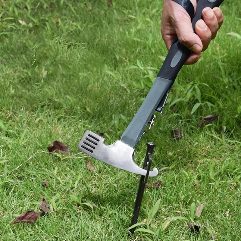 4 Camping Tent Legs Hammer Stakes Pegging Ground Nails Length Outdoor