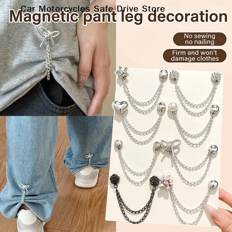 Magnetic Clothing Clips Strong Force Cardigans Cuffs Hijab Pinless