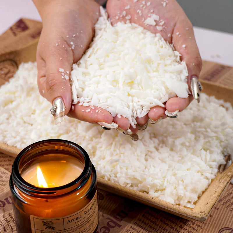 Pure Soy Wax for Candle Making – 100g to 1kg DIY Supplies Candle Making Wax Zpaxo