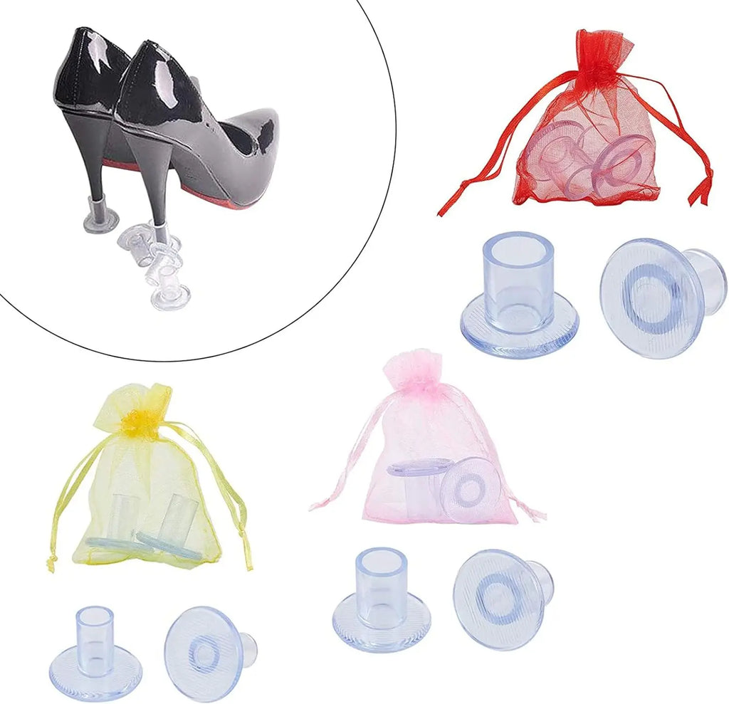 10 30 Pairs Heel Protectors Grass 3 Sizes Clear Stoppers Wedding