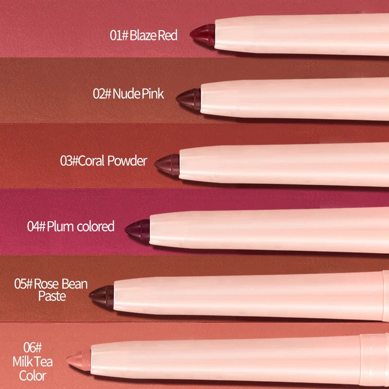 Matte matte lipstick lip liner waterproof and not easy to stick to the cup to outline the lip shape Zpaxo