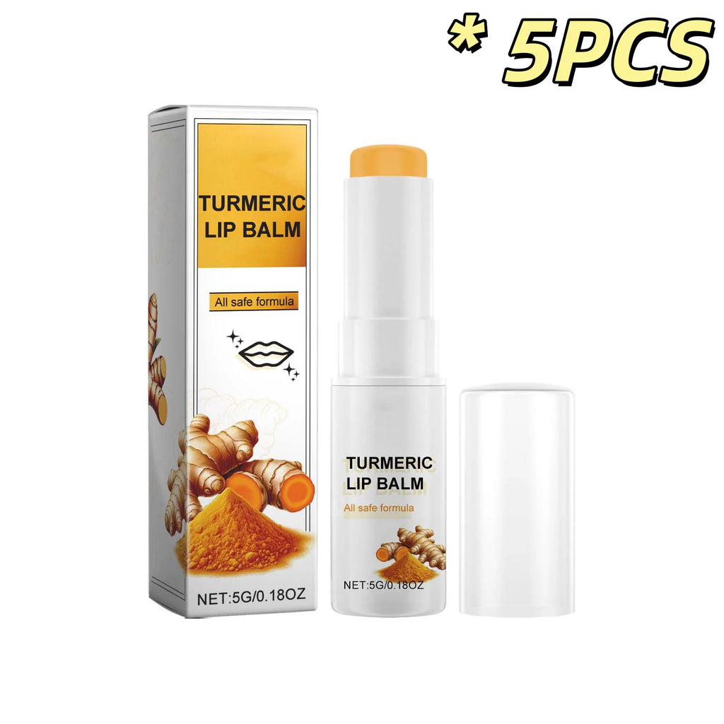 Collagen Turmeric Lip Balm – Hydrating & Plumping Moisturizer Lip Balm Zpaxo 5g Boxed X 5PCS