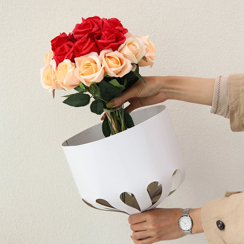 Kraft Paper Flowers Rose Package Lining Wrapping Flower Shop Zpaxo