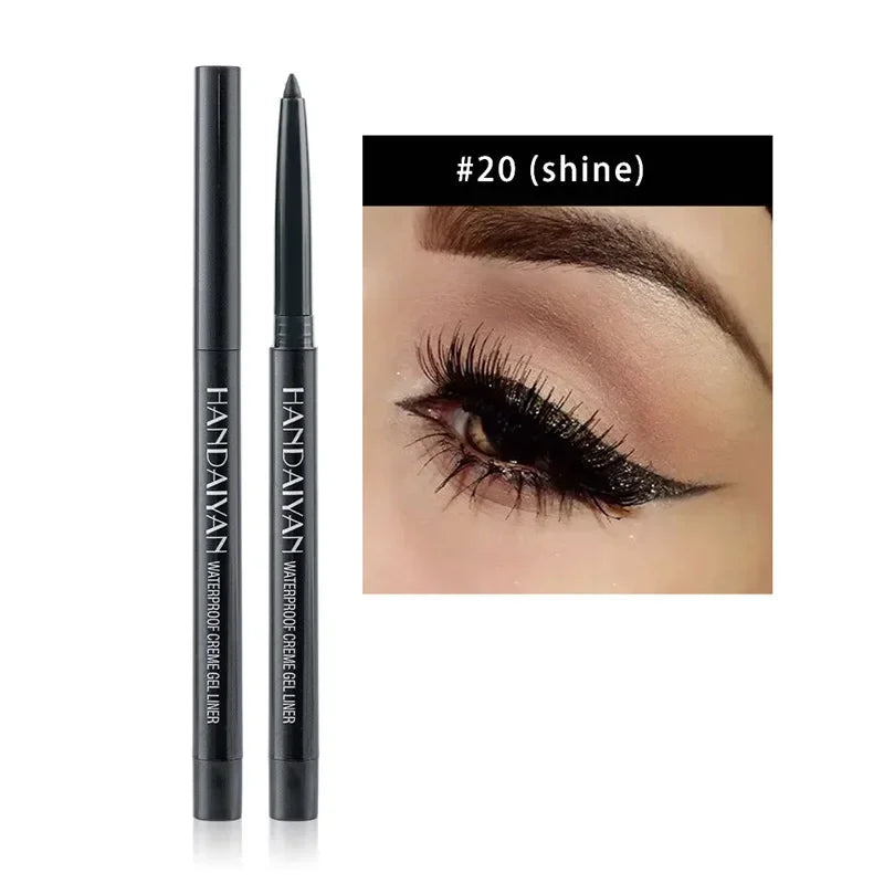 Matte Colorful Eye Liner Pen 20 Colors Eyeliner Gel Pencils Long Zpaxo 20
