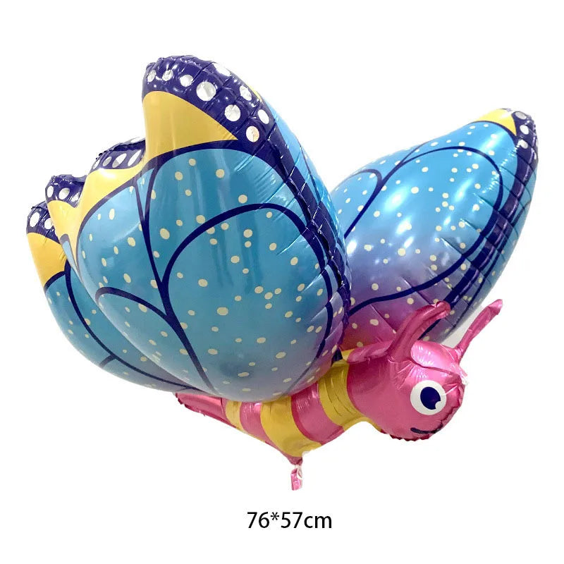 Large Butterfly Aluminum Foil Balloons Helium Air Globos Birthday