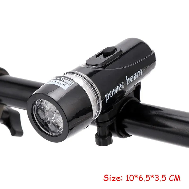5LED Bike Light MTB Road Bicycle Headlight Butterfly Back Rear Taillight Cycling Safety Warning Light Bicycle Lamp Flashlight Zpaxo