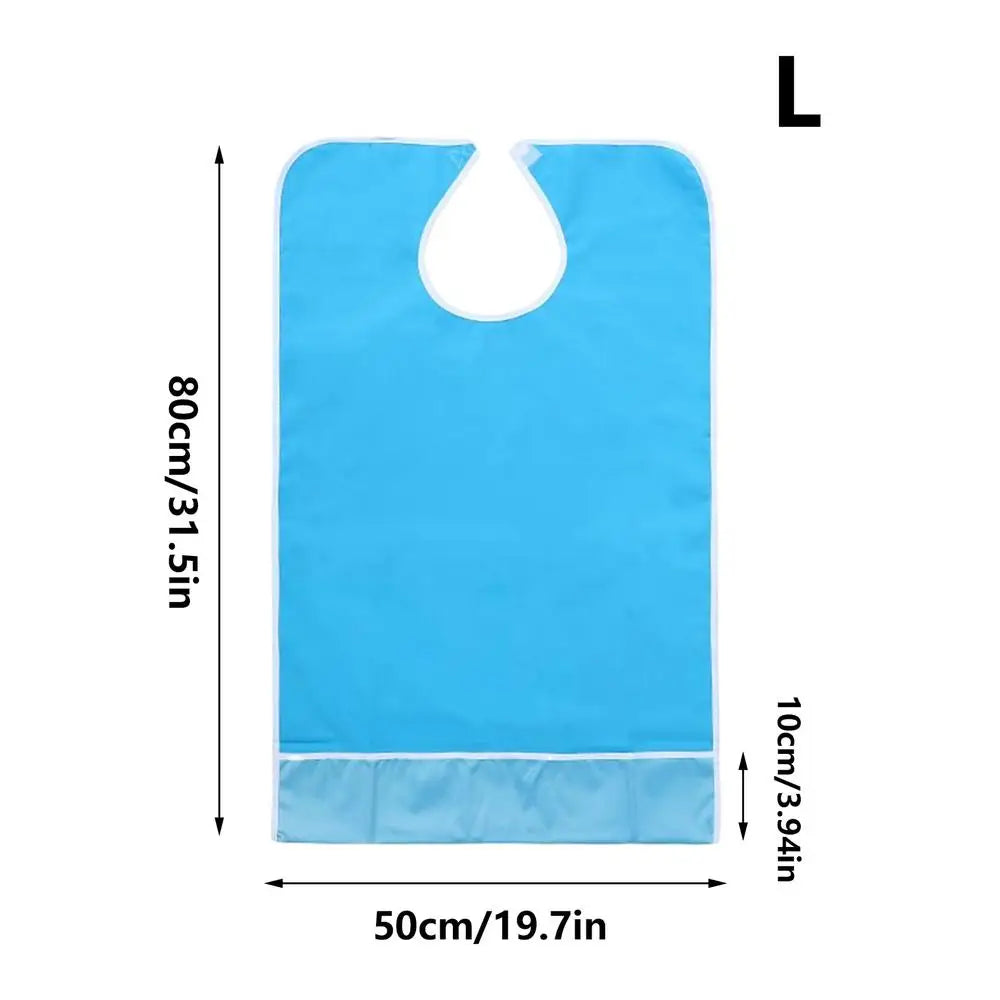 Bibs Adults Waterproof Clothing Protector Crumb Catcher Elderly