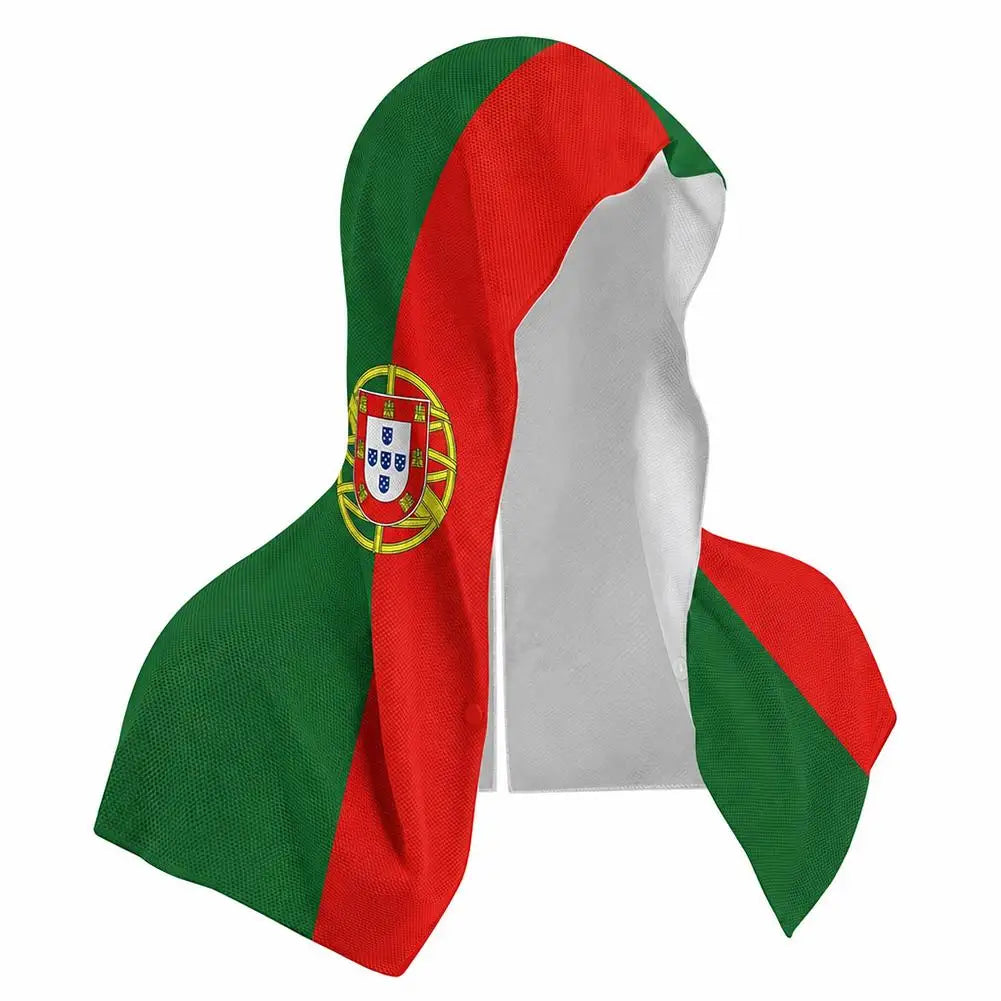 Country Quick Dry Shawl Sports Coldproof Hooded Headband Camping Gym Wipe Sweating Cooling Towel Sunscreen Quick Dry Head Cover Zpaxo Country5
