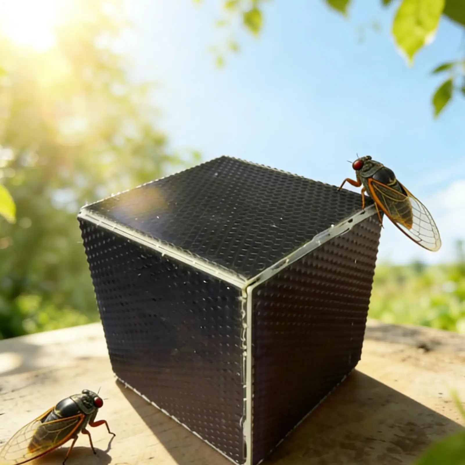Sound Simulator Solar Powered Garden Noisemaker Bee Sound Simulation Machine for Gardeners Farmers Lawns Gardens Flower Beds Zpaxo