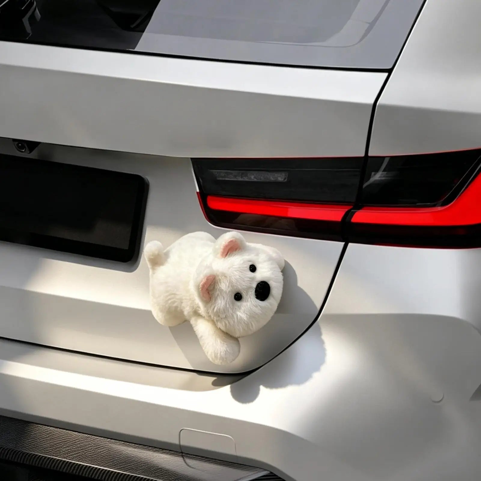 Funny Bumper Magnets Plush Animal Interactive Toys Cartoon Decals