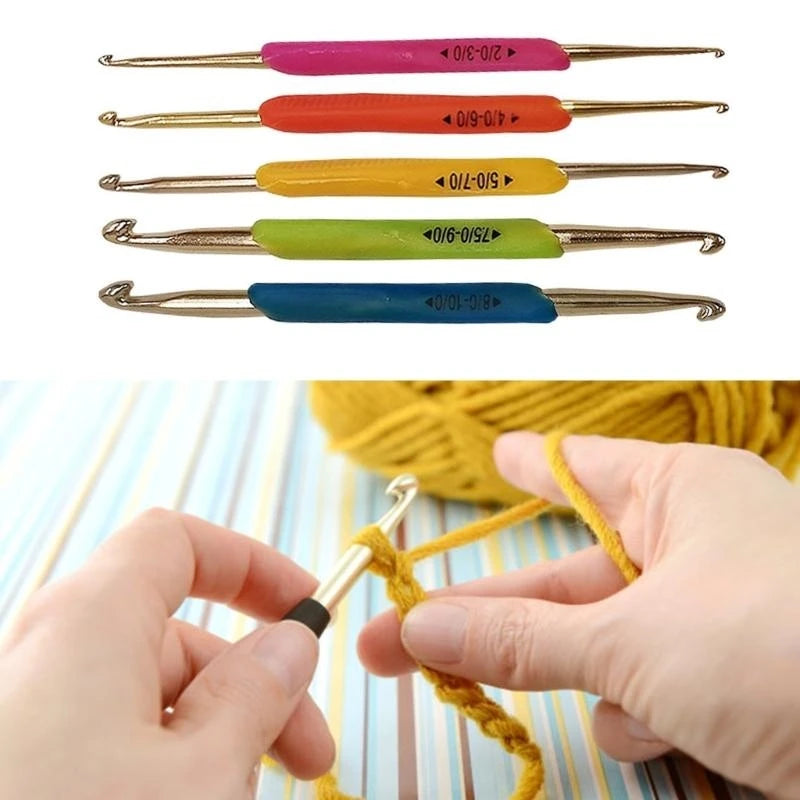 Crochet Hook Knitting Needle Soft Handle