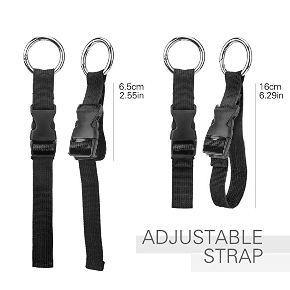 Travel Luggage Fixed Strap with Release Buckle Portable Luggage Strap Anti-Theft Backpack Jackets Gripper Travel Accessory Zpaxo