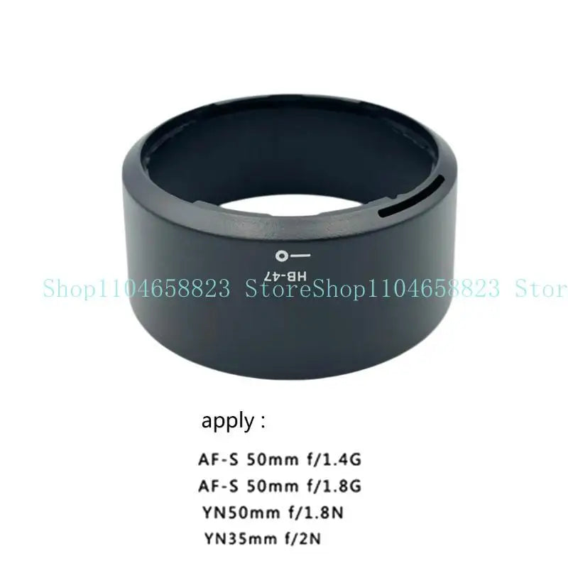 652F Glossed Sunshade HB47 Lens Shade for S 50mm f/1.4G f/1.8G Lens Guard Agains Unwanted Light Zpaxo