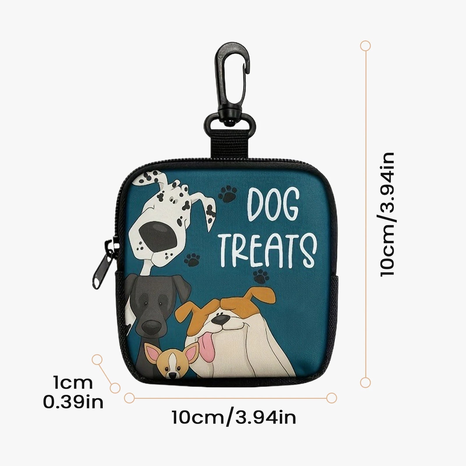 Dog Training Treat Bag Multi-functional pet bag Leakproof Portable Pet treats bag Train Snack Reward Waist Bag Pet supplies Zpaxo Green 1PC