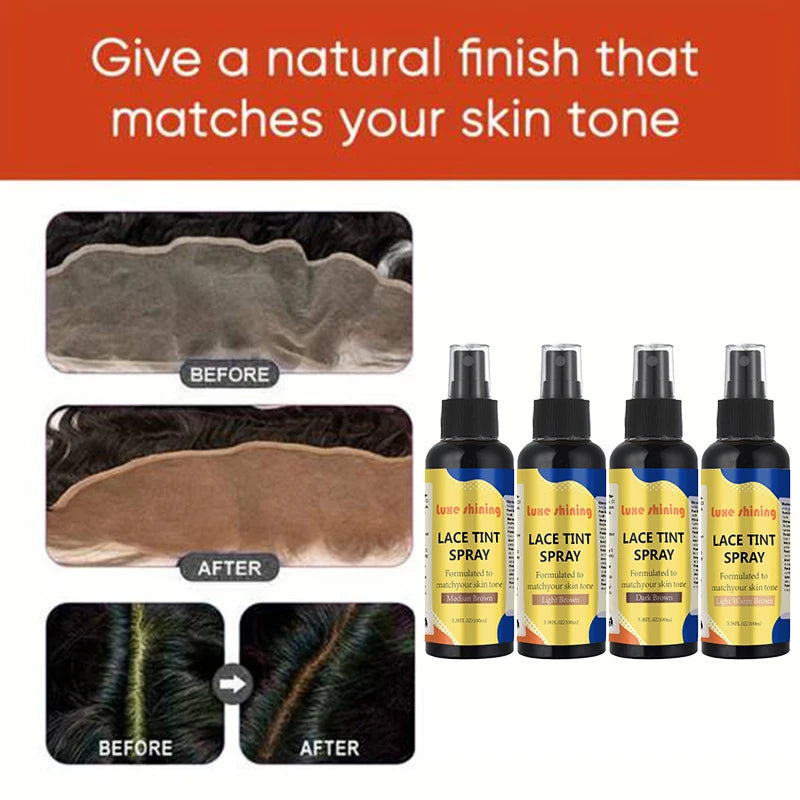 100ml Lace Melting Spray And Holding Spray,Extreme Hold Melting Spray For Lace Wigs,Glueless,Wig Melting Spray & Hair Adhesive Zpaxo
