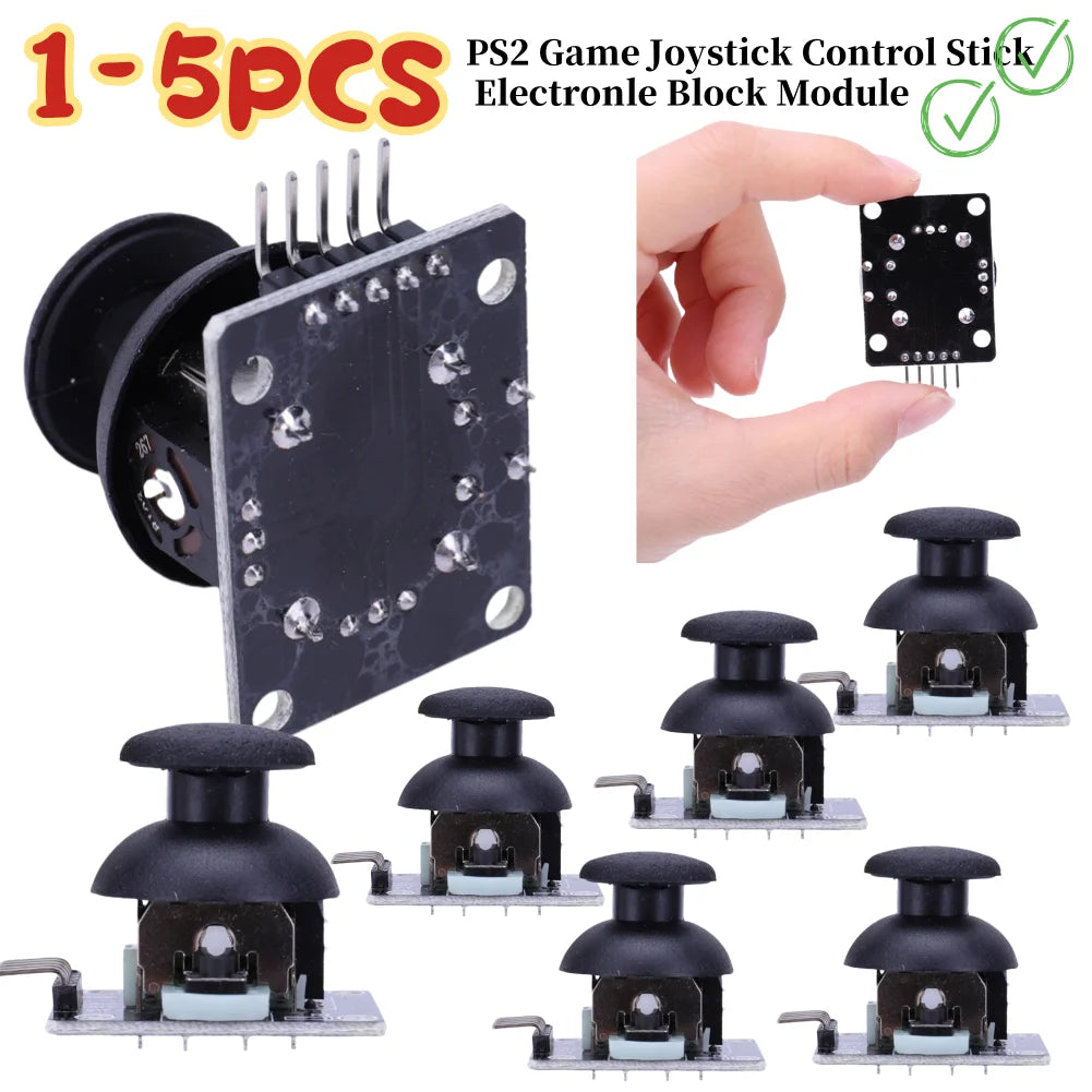 1- Arduino Dual-axis XY Joystick Module Higher PS2 Control Lever Zpaxo