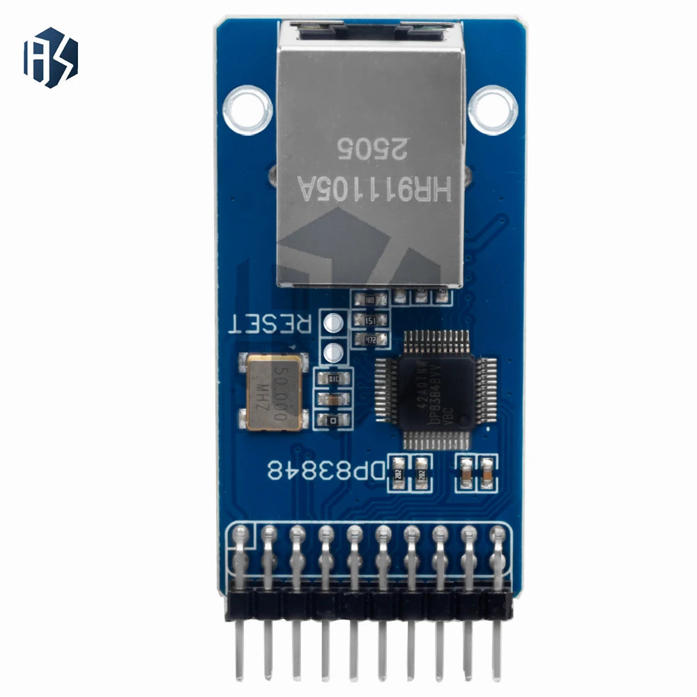 For Arduino-Compatible DP83848 Ethernet Module: 10/100 Mb/s with RJ45 Connector – Web Server Transceiver Zpaxo