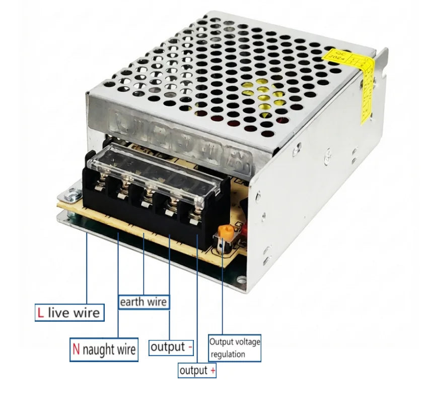 Universal Regulated Switch Power Supply Voltage Converter for LED Lighting - Compact Size with 4-14V Output Range Zpaxo
