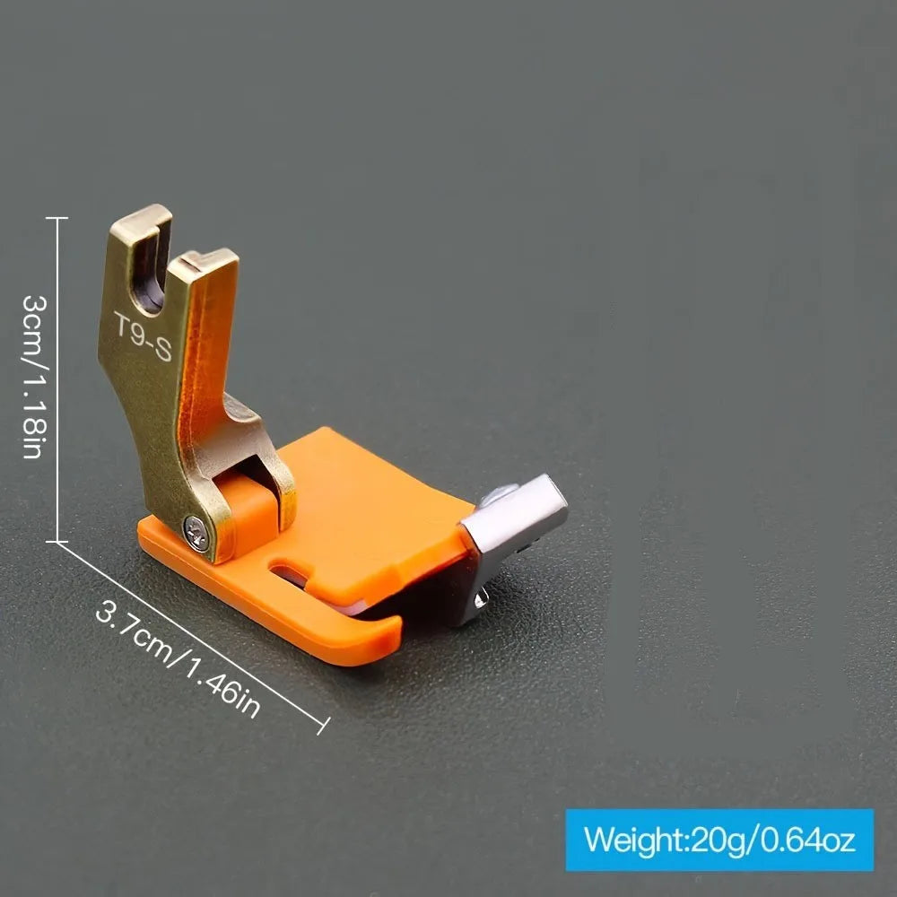 1Pc Plastic T9 Adjustable Multi-Function Presser Foot Hemming Rolling Edge Guide Feet For Industrial Sewing Machine Accessories Zpaxo
