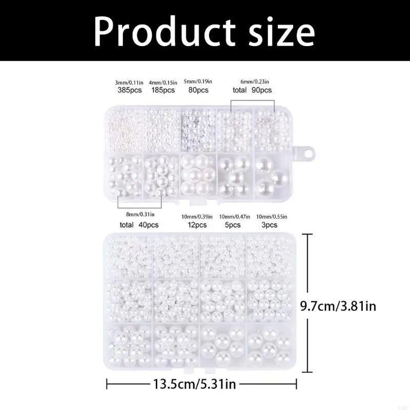 DIY Hair Accessories Imitation Pearls ABS Beads Crafting Handmade