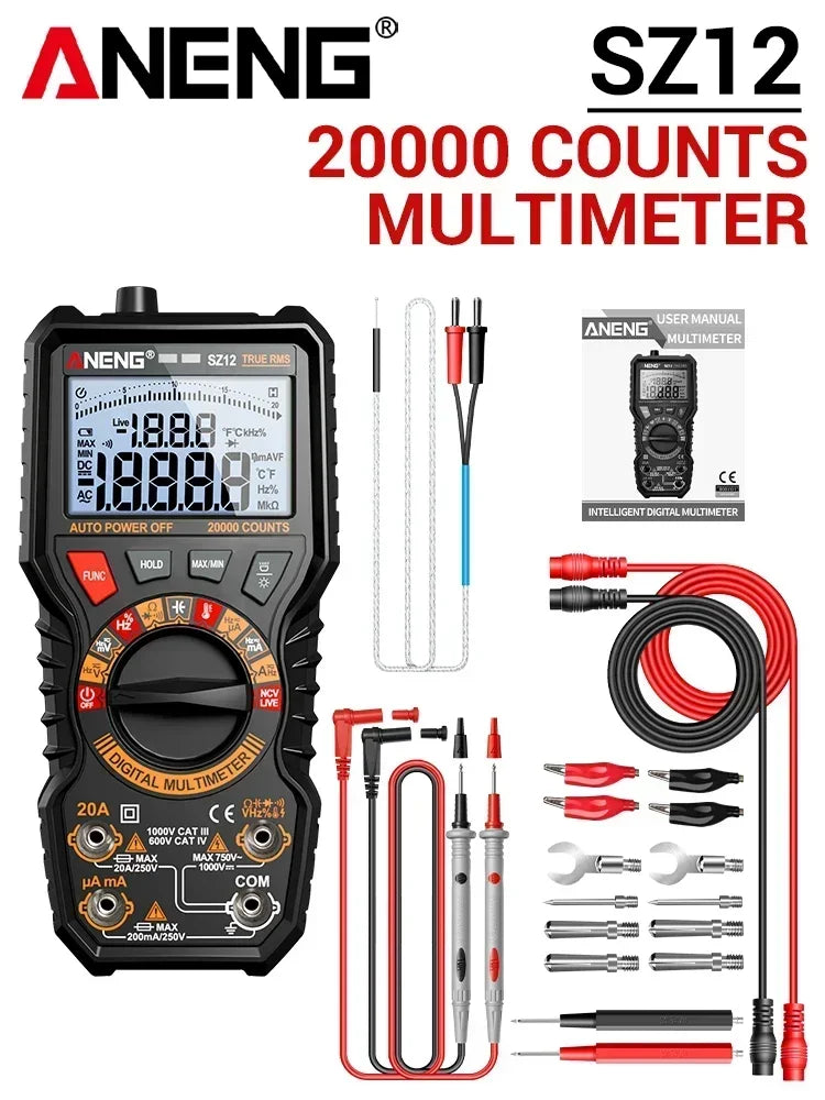 ANENG SZ12 Digital Multimeter 20000 Current Multimetro Resistance