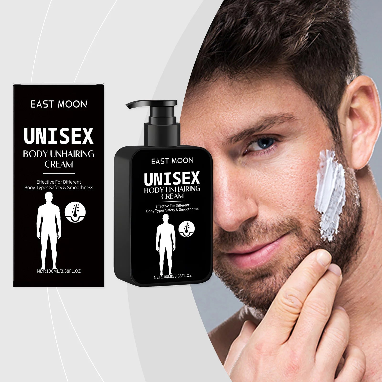 East Moon Gentle Body Hair Removal Cream Permanent Growth Inhibitor Non Irritate Intimate Area Painless Underarm Hair Remove Wax Zpaxo