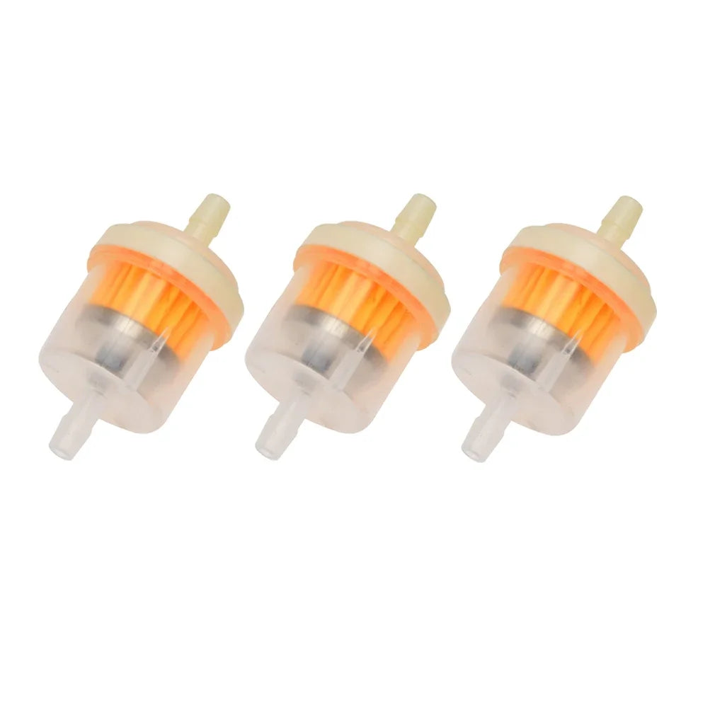 Universal Inline Fuel Filter for Motorcycle, Moped & Scooter 3–12pk