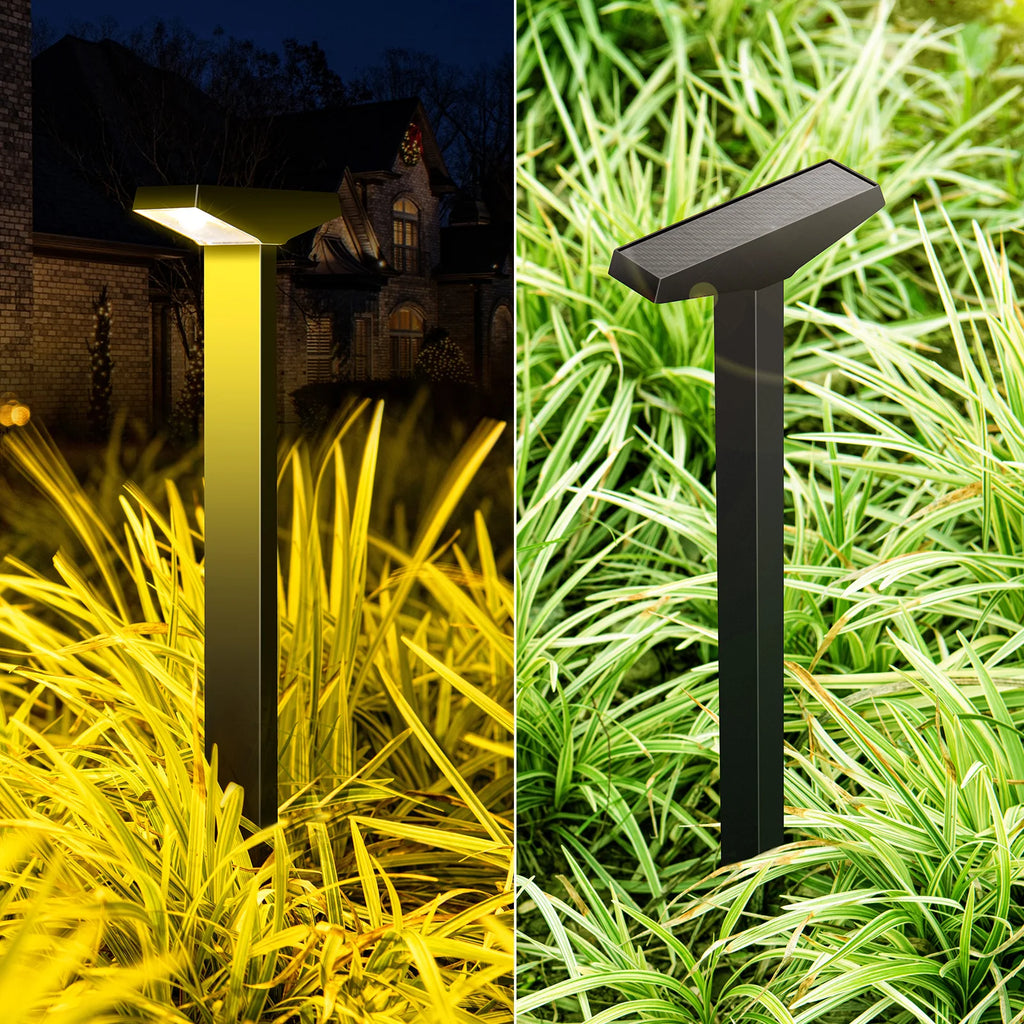 Waterproof Solar LED Garden Lights Outdoor Landscape Lighting for Villa Patio Plant Atmosphere Decoration Zpaxo 2PCS White