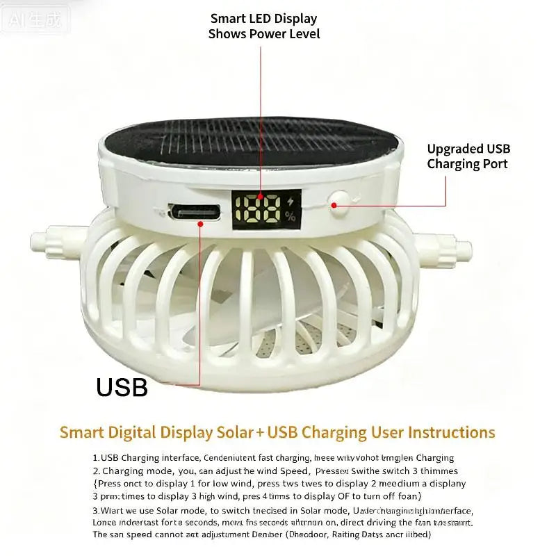 Sun Hat With Fan With Neck Flap USB Rechargeable 3 Speeds Solar Hat With Built In Fan For Beach Vacation Travel Gardening Zpaxo