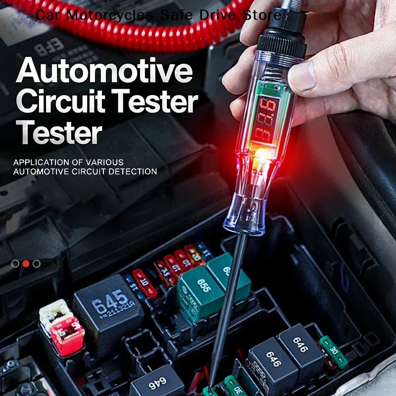 CM3V-120V Car Diagnostic Digital Display Probe Test Pen Cover Voltage