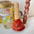 ▶Toilet Stopper Plush Doll Keychain Cartoon Toilet Plunger Filling Stuffed Dolls Keyring Pendant Backpack Charms Bag Decor Gifts Zpaxo 1PCS